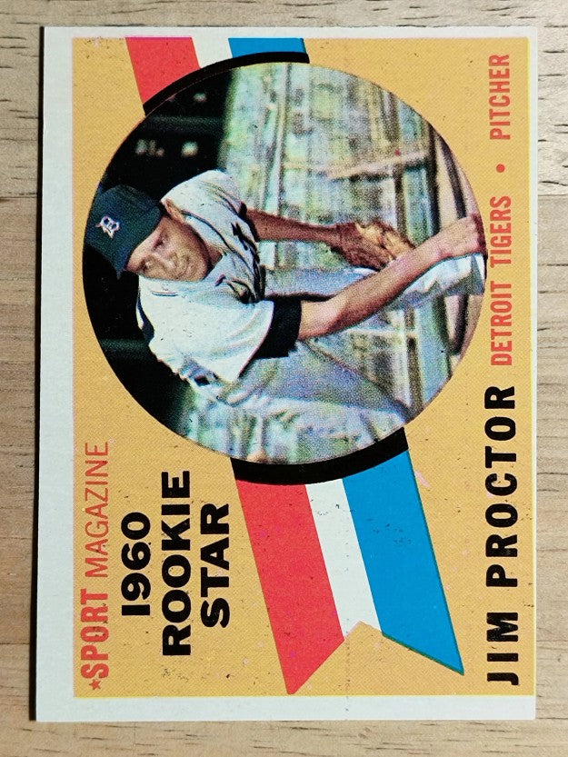 1960 Topps #141 Jim Proctor RS RC (EX)