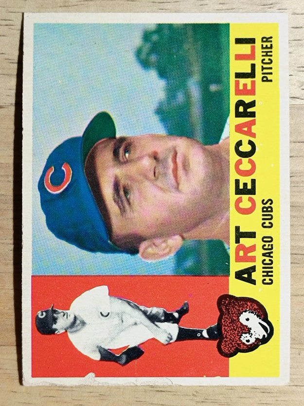 1960 Topps #156 Art Ceccarelli (VGEX)