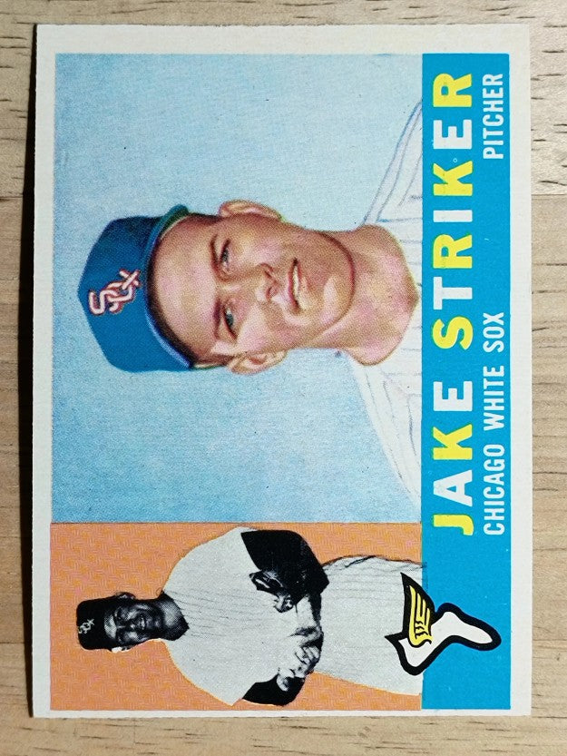 1960 Topps #169 Jake Striker RC (EXMT)