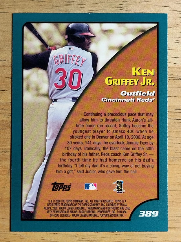 2001 Topps #389 Ken Griffey Jr. SH