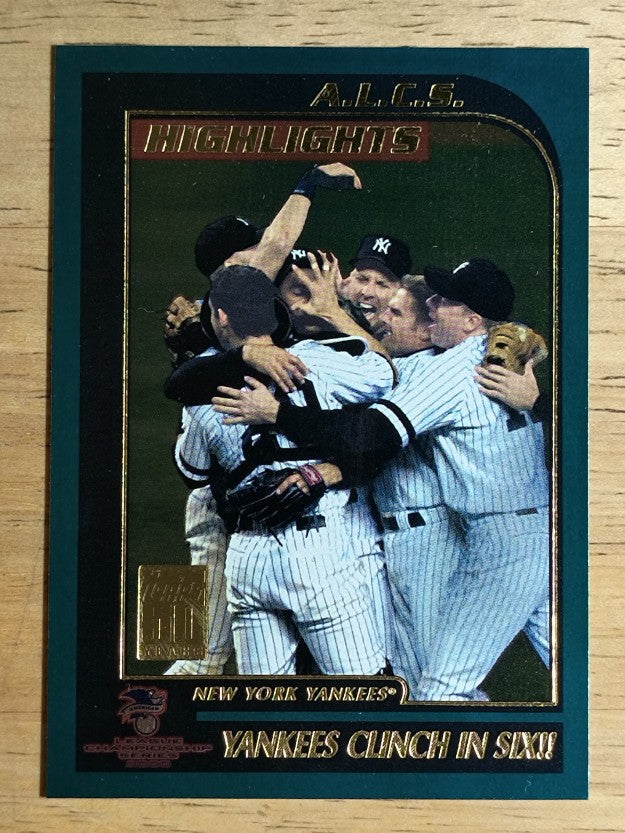 2001 Topps #405 New York Yankees HL