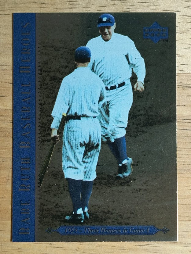 1995 Upper Deck Ruth Heroes #78 Babe Ruth/1928 Three Homers in Game 4