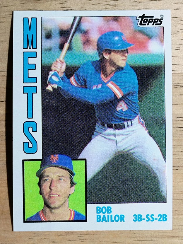 1984 Topps #654 Bob Bailor