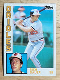 1984 Topps #723 Rich Dauer