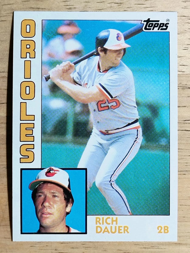 1984 Topps #723 Rich Dauer