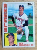 1984 Topps #735 Rick Burleson