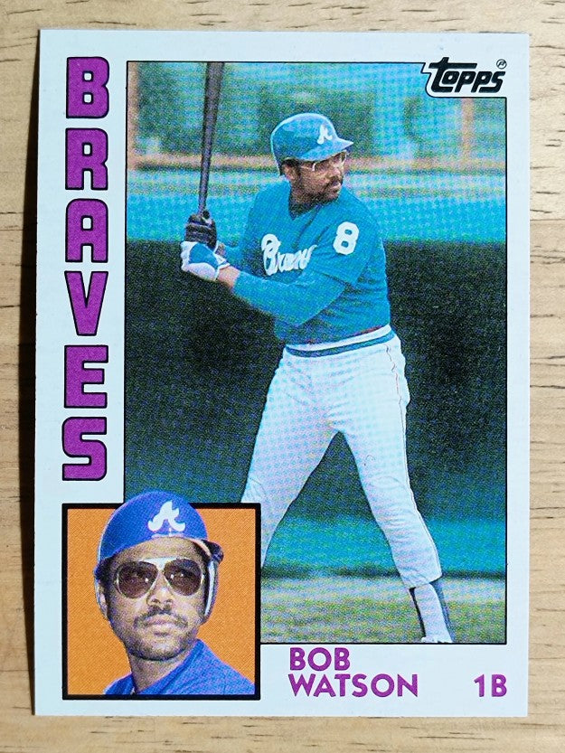 1984 Topps #739 Bob Watson