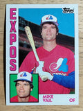1984 Topps #766 Mike Vail