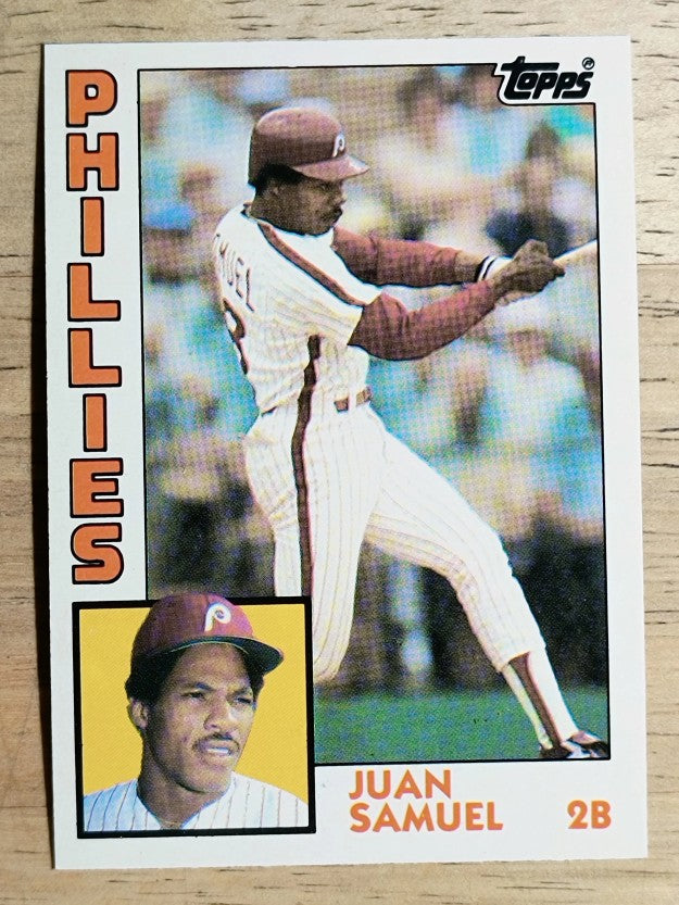 1984 Topps Traded #105T Juan Samuel XRC