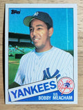 1985 Topps #16 Bobby Meacham