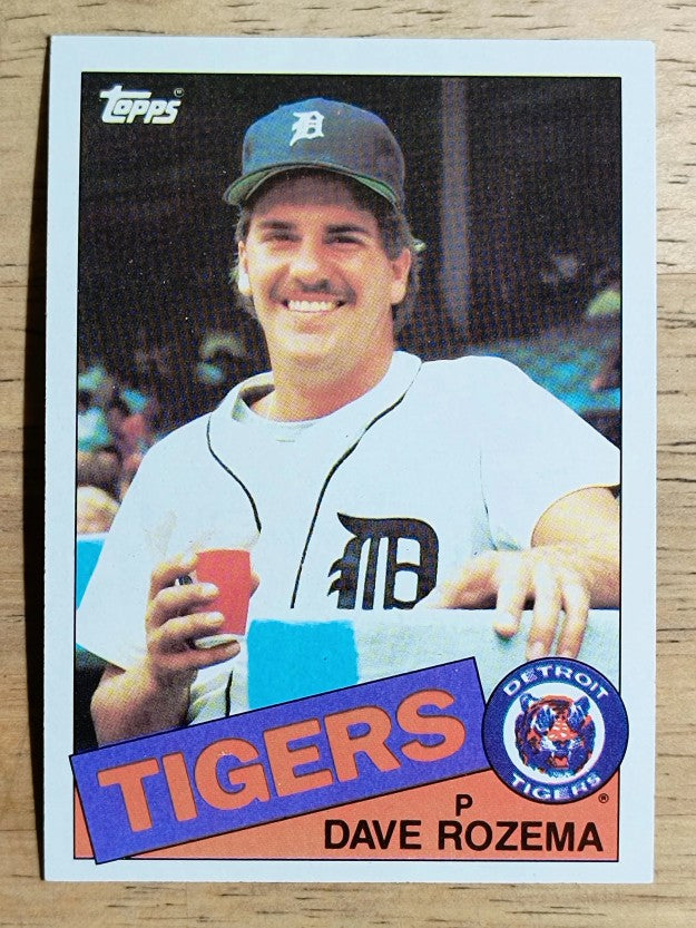1985 Topps #47 Dave Rozema
