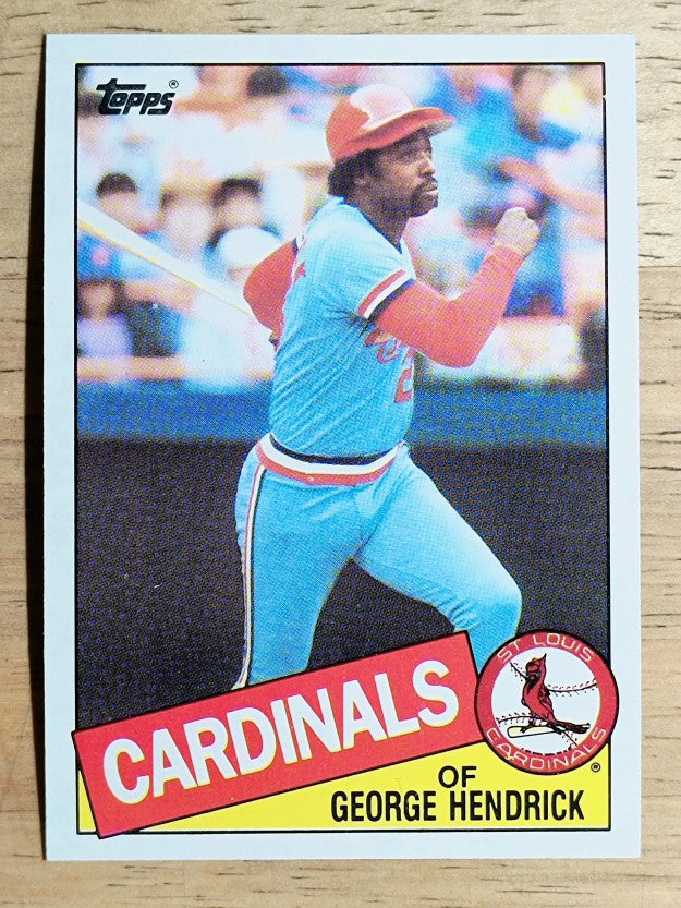 1985 Topps #60 George Hendrick