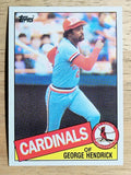 1985 Topps #60 George Hendrick