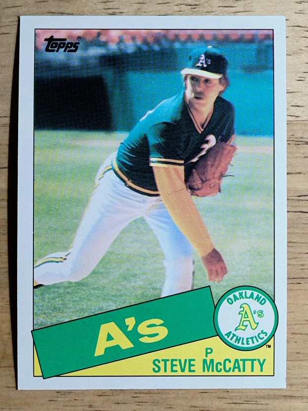 1985 Topps #63 Steve McCatty