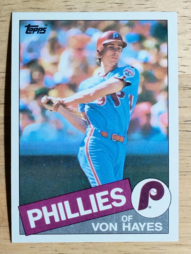 1985 Topps #68 Von Hayes