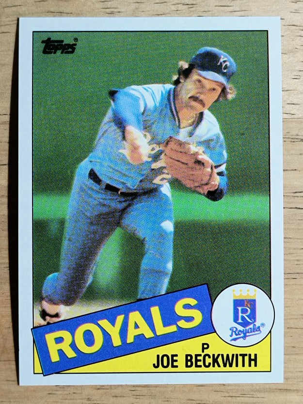 1985 Topps #77 Joe Beckwith