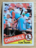 1985 Topps #113 Tom Herr
