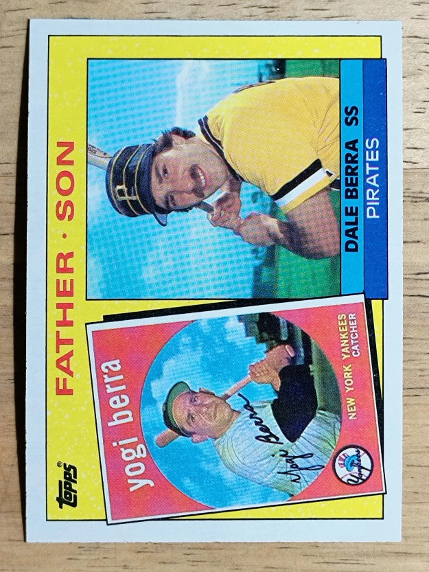 1985 Topps #132 Yogi/Dale Berra FS