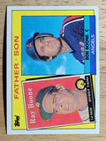 1985 Topps #133 Bob/Ray Boone FS