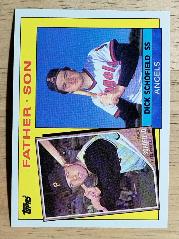 1985 Topps #138 Dick/Dick Schofield FS