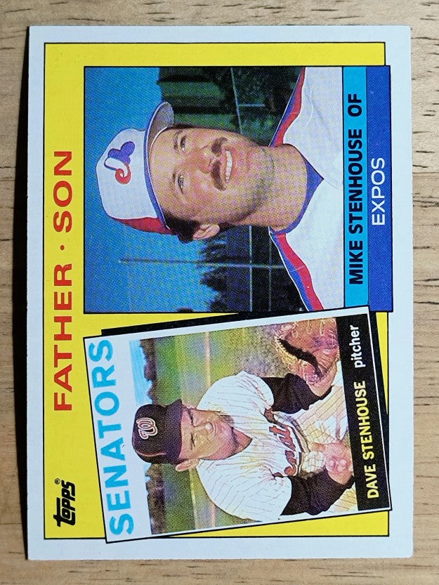 1985 Topps #141 Mike/Dave Stenhouse FS