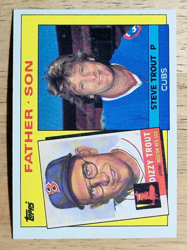 1985 Topps #142 Steve/Dizzy Trout FS