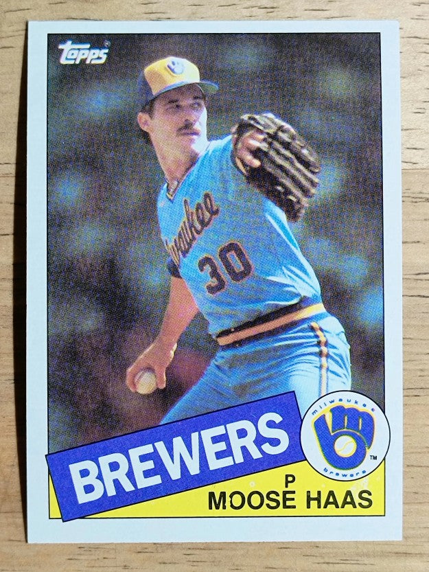 1985 Topps #151 Moose Haas