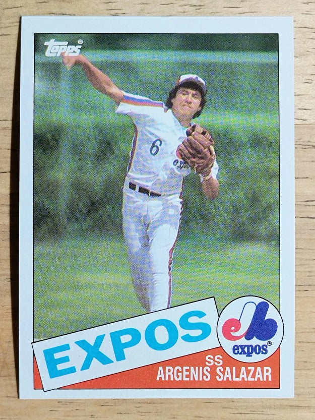1985 Topps #154 Angel Salazar