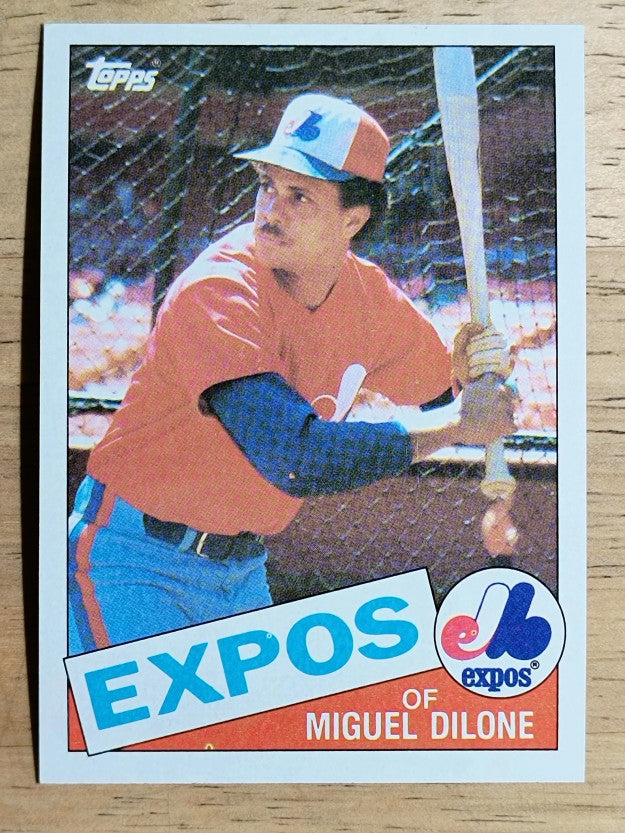 1985 Topps #178 Miguel Dilone