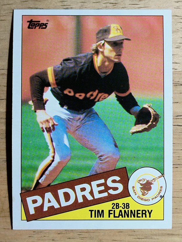 1985 Topps #182 Tim Flannery