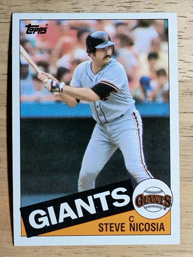 1985 Topps #191 Steve Nicosia