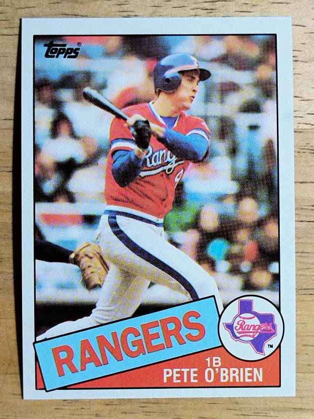 1985 Topps #196 Pete O'Brien