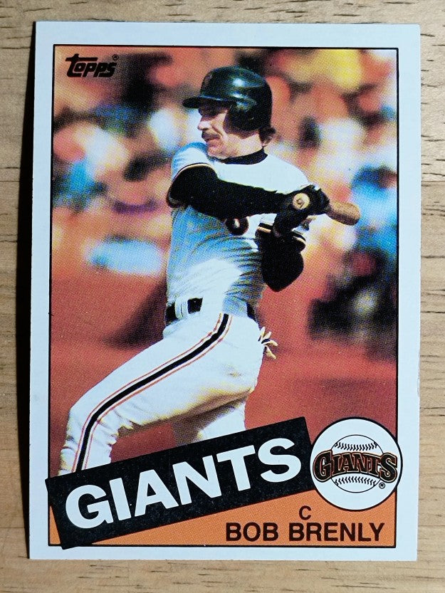 1985 Topps #215 Bob Brenly