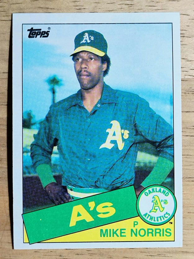 1985 Topps #246 Mike Norris