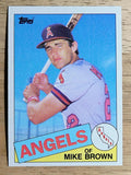 1985 Topps #258 Mike C. Brown