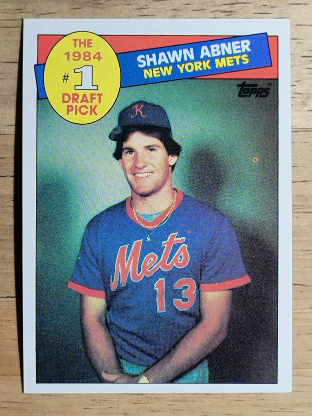 1985 Topps #282 Shawn Abner FDP RC