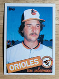 1985 Topps #289 Tom Underwood