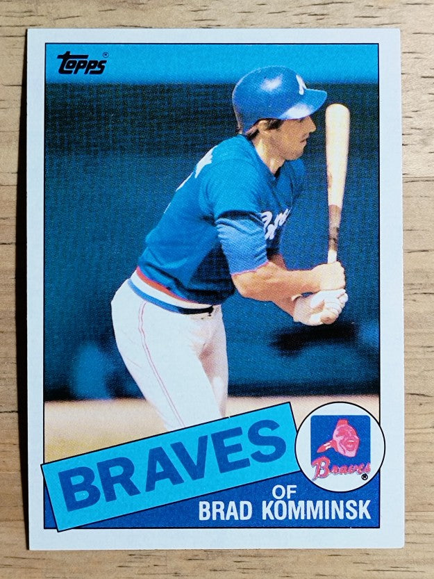 1985 Topps #292 Brad Komminsk