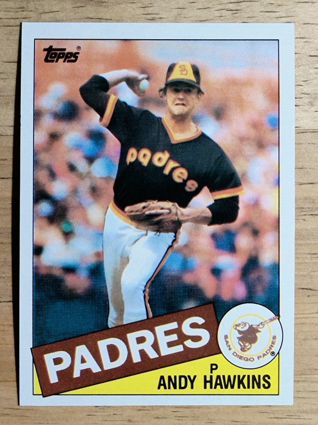 1985 Topps #299 Andy Hawkins