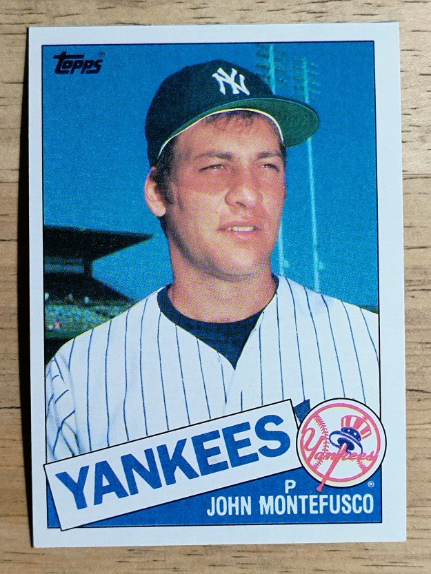 1985 Topps #301 John Montefusco