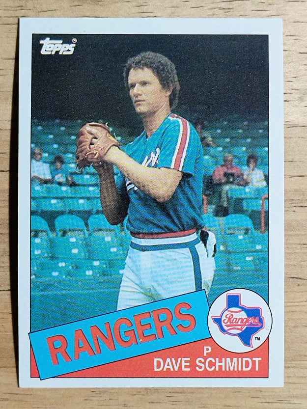 1985 Topps #313 Dave Schmidt