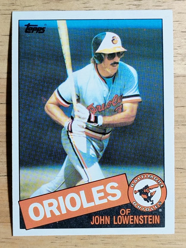 1985 Topps #316 John Lowenstein