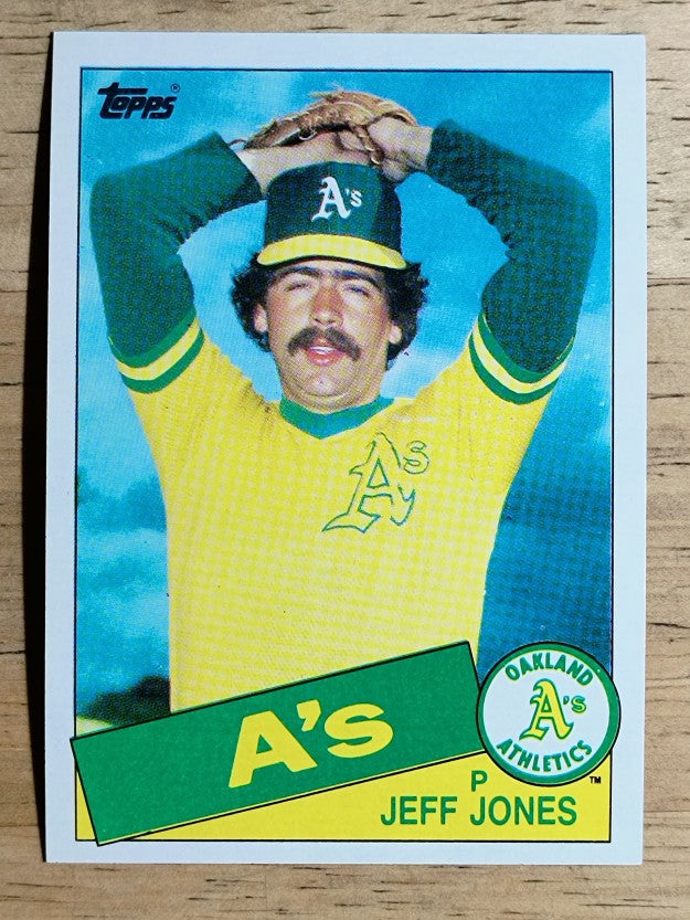 1985 Topps #319 Jeff Jones