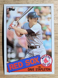 1985 Topps #322 Dave Stapleton