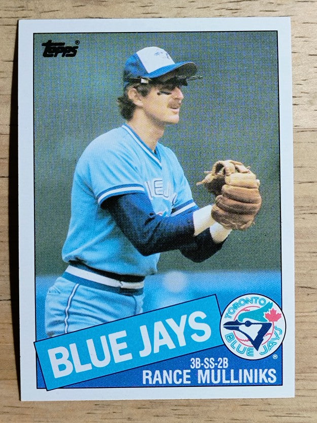 1985 Topps #336 Rance Mulliniks