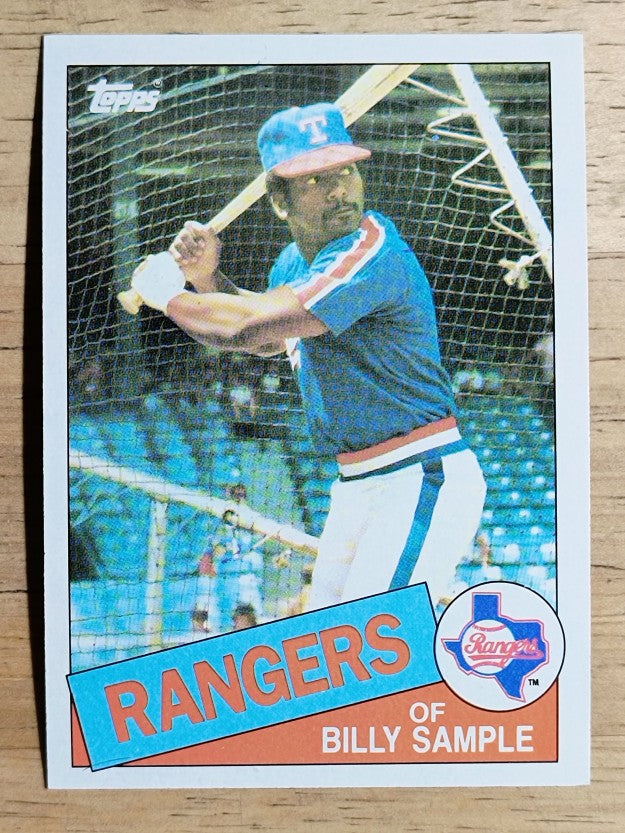 1985 Topps #337 Billy Sample
