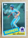 1985 Topps #344 Dave Henderson