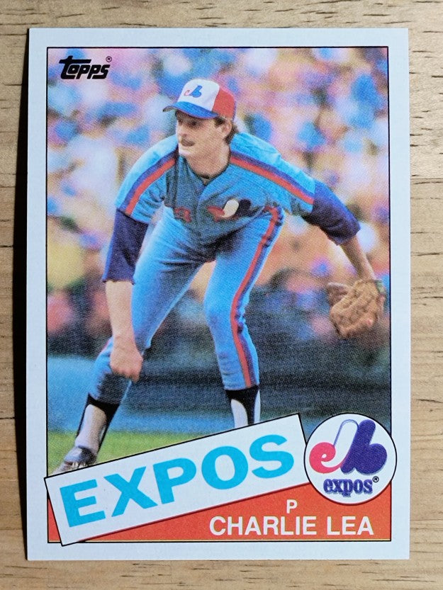 1985 Topps #345 Charlie Lea