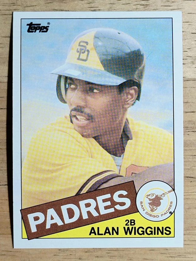 1985 Topps #378 Alan Wiggins