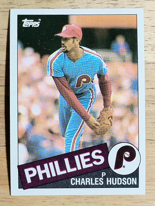1985 Topps #379 Charles Hudson